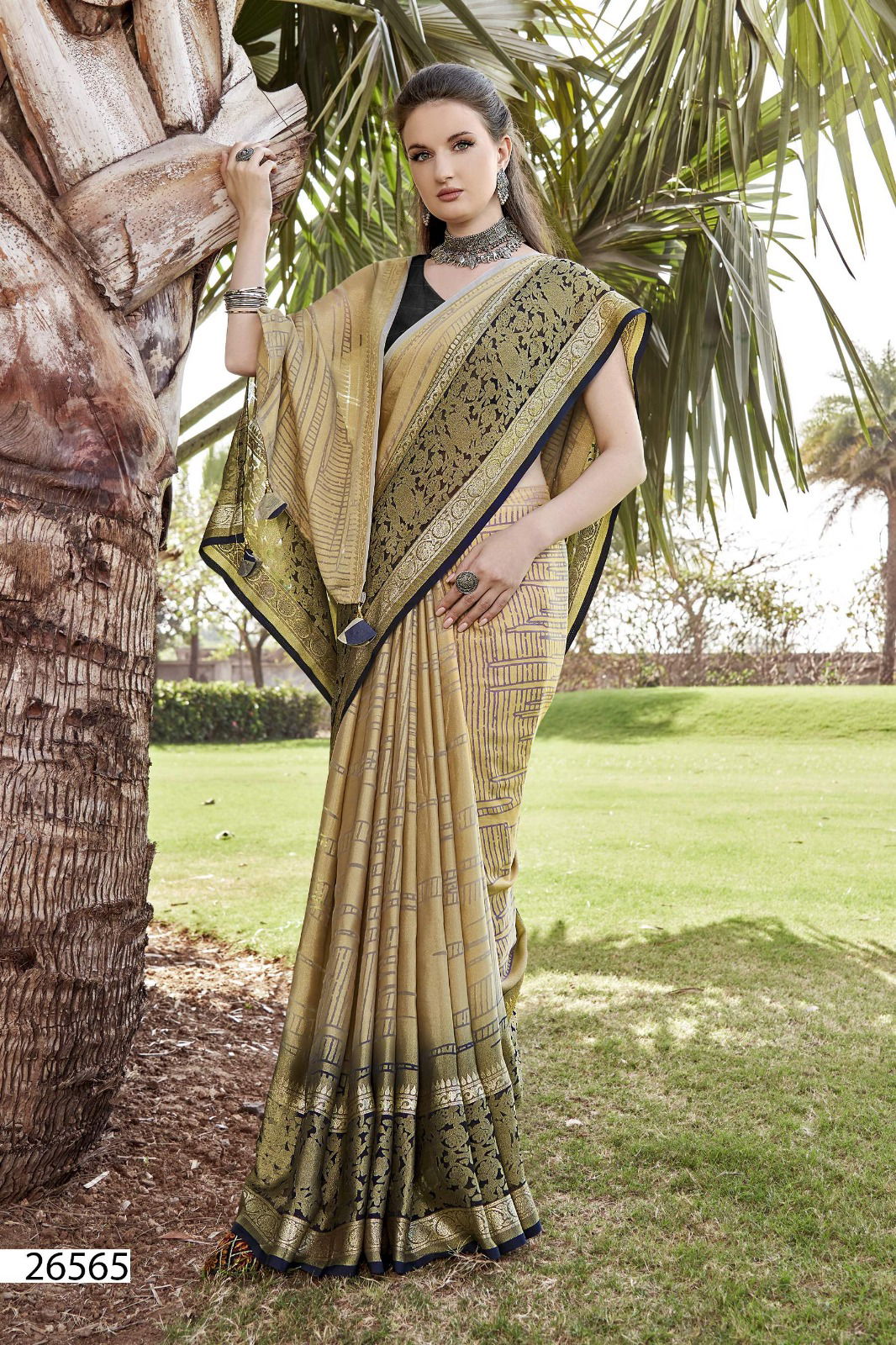 Ruhika By Vallabhi Brasso Printed Designer Sarees Wholesale Shop In Surat